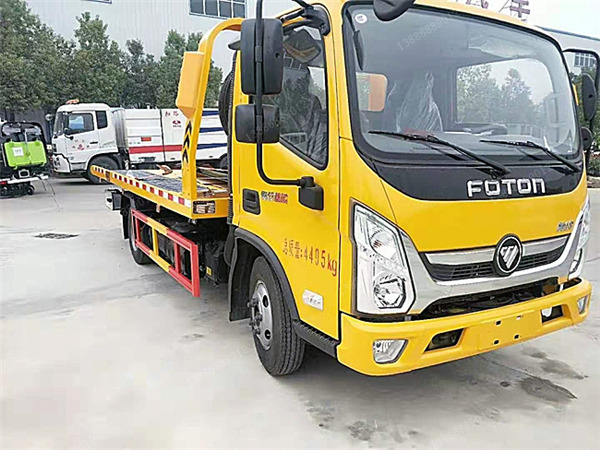 福田奧鈴一拖二藍(lán)牌清障車(chē)