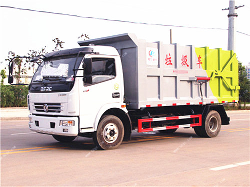 國(guó)五東風(fēng)凱普特掛桶對(duì)接式垃圾車