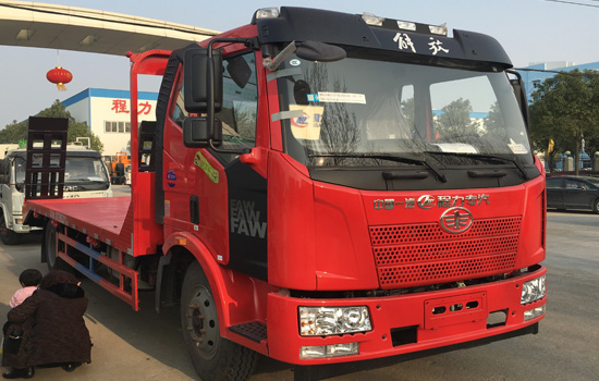 【國(guó)五】解放J6單橋平板車