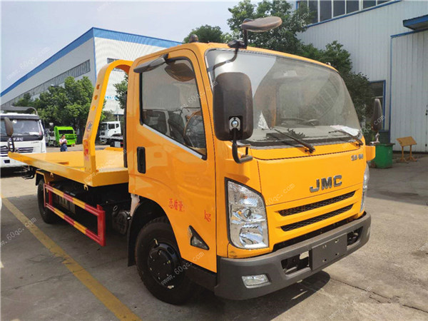 江鈴凱銳一拖二平板清障車(chē)