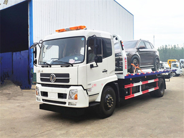 東風(fēng)天錦一拖二平板清障車