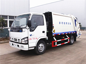 慶鈴壓縮式垃圾車(chē)