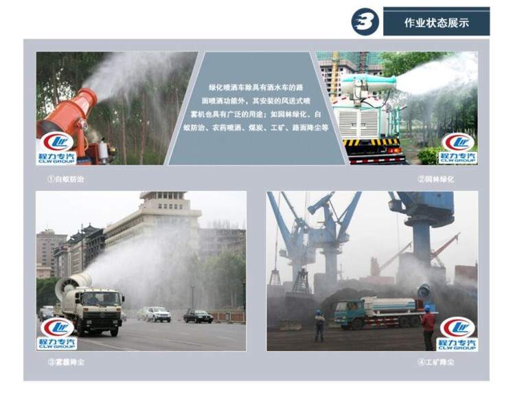 霧炮噴霧效果