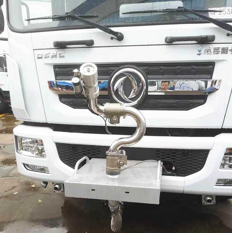 灑水車增加電子高壓水炮霧灑作業消毒殺菌
