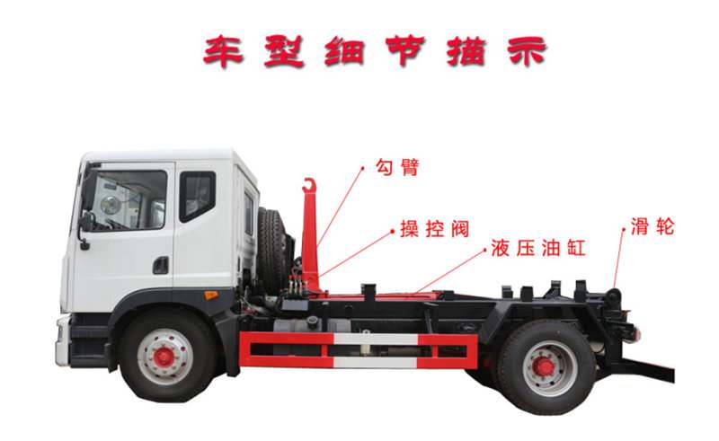 車廂可卸式垃圾車結(jié)構(gòu)圖