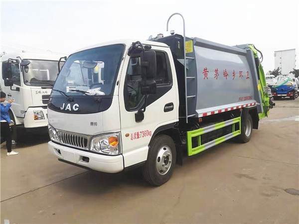 江淮康玲壓縮垃圾車發(fā)云南，湖北程力車輛上戶容易!
